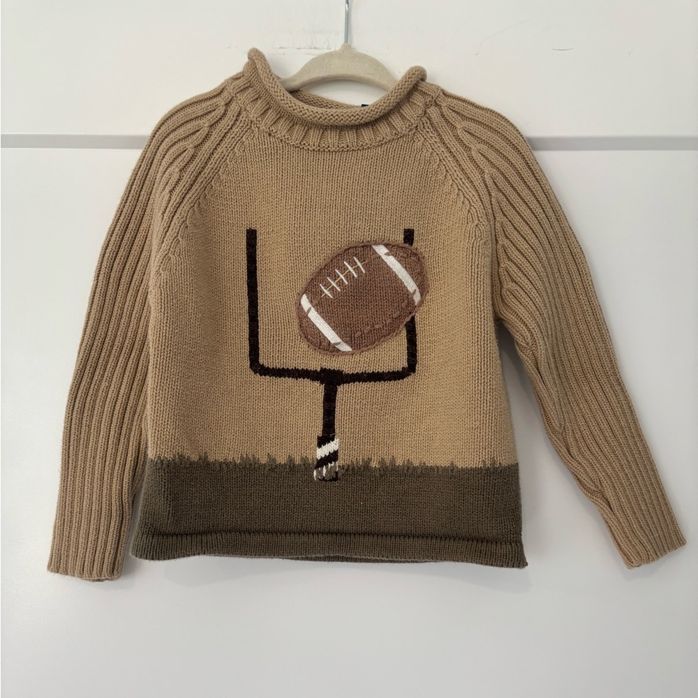 Vintage Go Team Go Football Embroidered Sweater 
Size 5T
